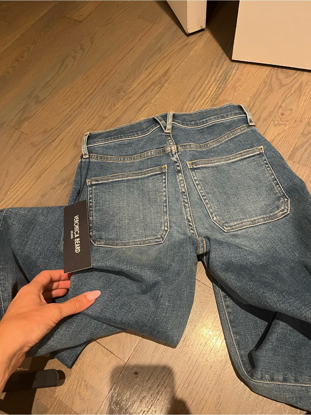 Veronica Beard NWT Beverly Skinny Flair Jeans, size 25 - Picture 6 of 8